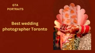 Best wedding photographer Toronto