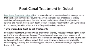 Root Canal Treatment in Dubai1