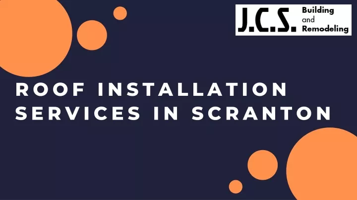 roof installation services in scranton
