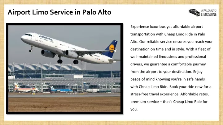 airport limo service in palo alto