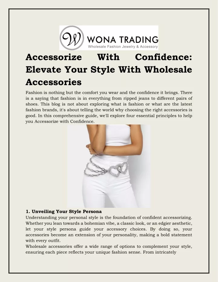 accessorize elevate your style with wholesale