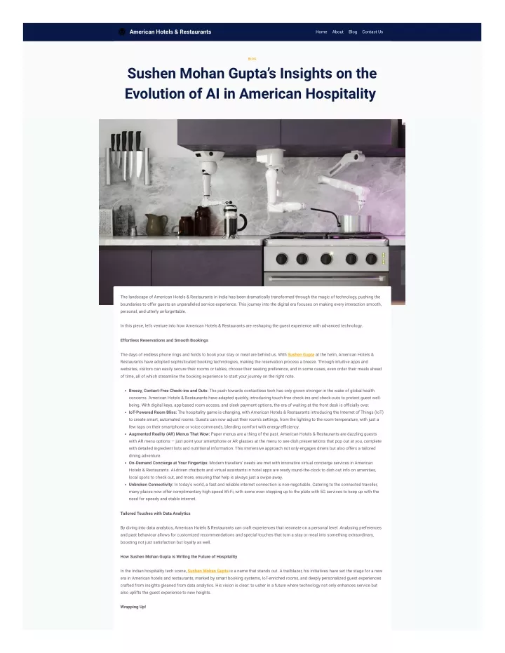 american hotels restaurants