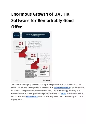 enormous growth of uae hr software for remarkably