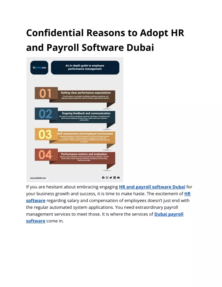 confidential reasons to adopt hr and payroll