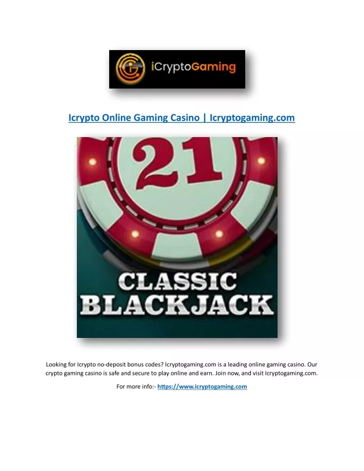 icrypto online gaming casino icryptogaming com