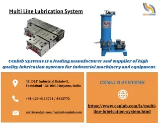Best Multi Line Lubrication System