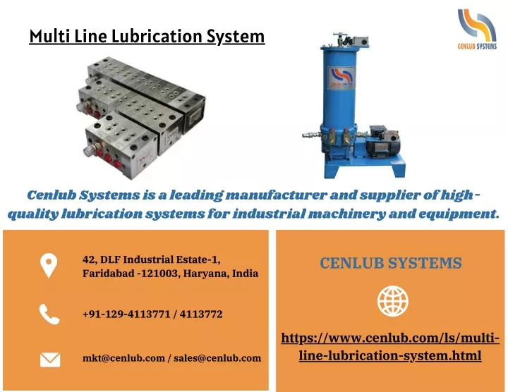multi line lubrication system