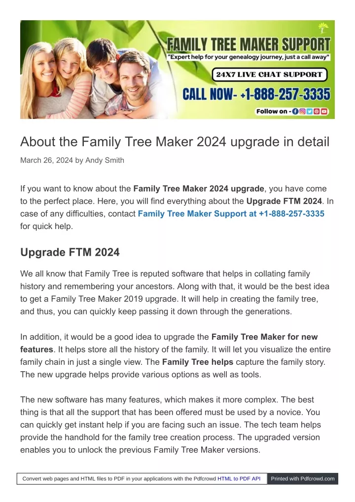 about the family tree maker 2024 upgrade in detail