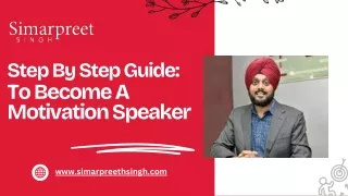 Step By Step Guide: To Become A Motivation Speaker