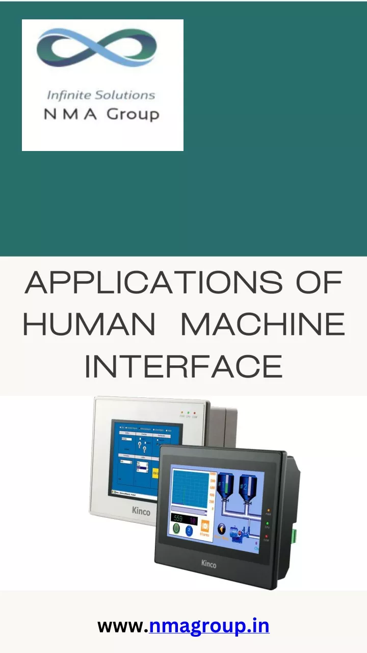 applications of human machine interface