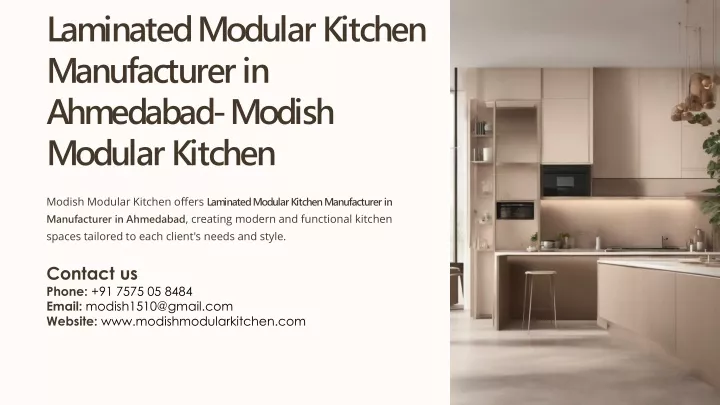 laminated modular kitchen manufacturer
