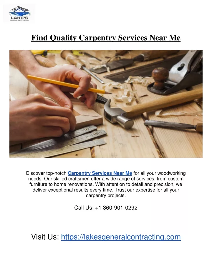 find quality carpentry services near me