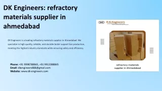 refractory materials supplier in ahmedabad, Best refractory materials supplier i