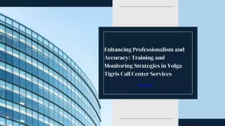 enhancing professionalism and accuracy training