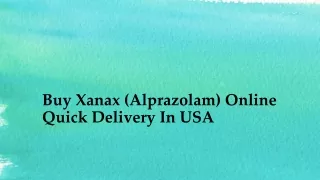 Buy Xanax (Alprazolam) Online Quick Delivery In USA