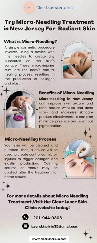 Try Micro-Needling Treatment in New Jersey For Radiant Skin !