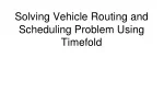 Solving Vehicle Routing and Scheduling Problem Using Timefold - slide 1