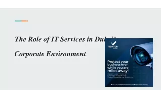 The Role of IT Services in Dubai’s Corporate Environment