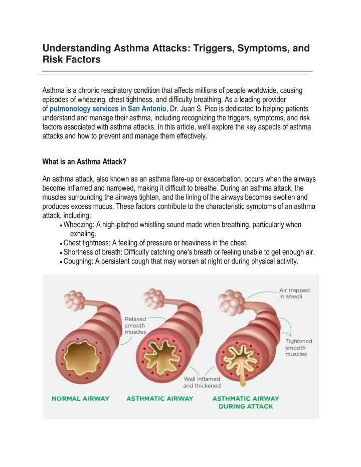 understanding asthma attacks triggers symptoms