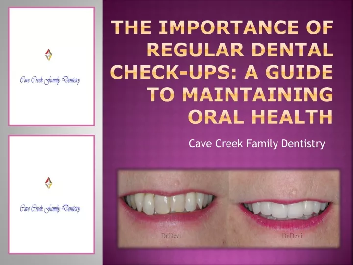 the importance of regular dental check ups a guide to maintaining oral health