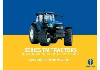 Ford New Holland TM120 Tractor Service Repair Manual