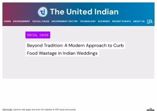 Wastage Of Food In Indian Weddings