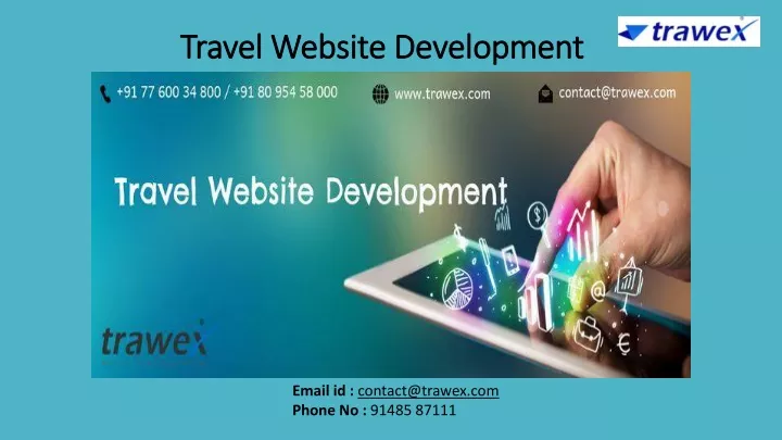 travel website development