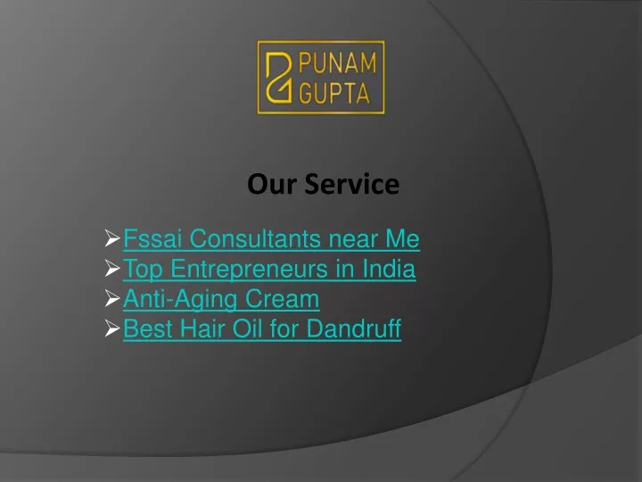 our service