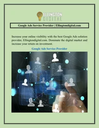 google ads service provider ellingtondigital com