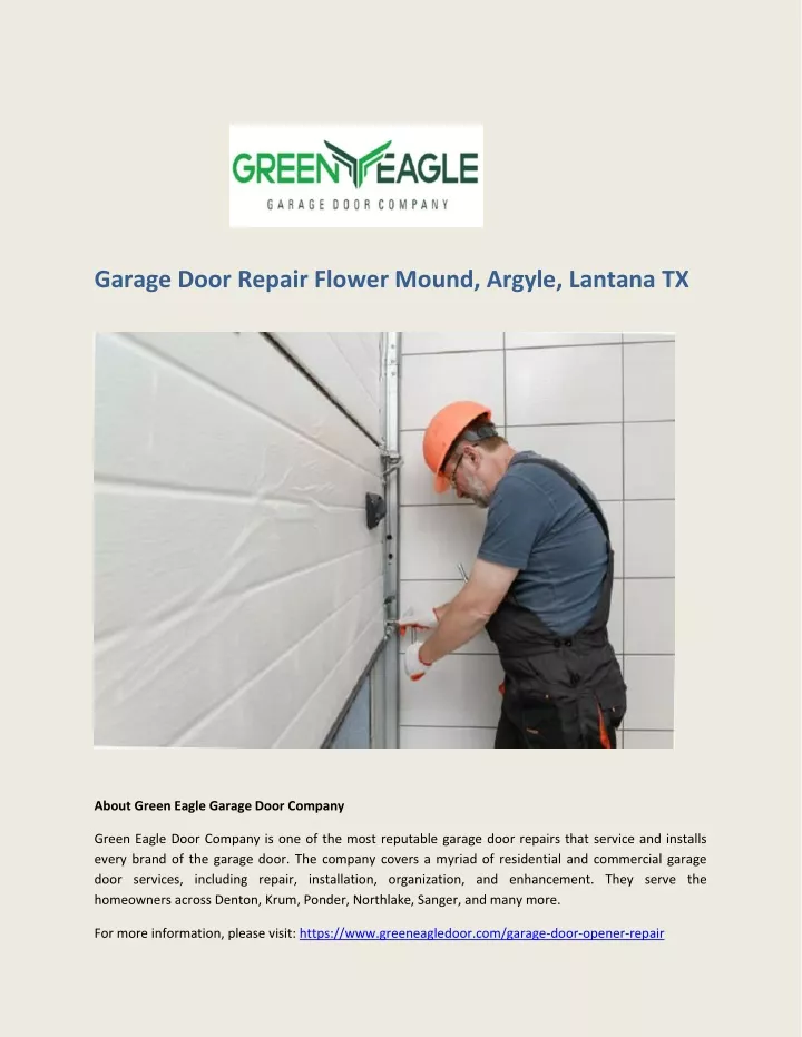 garage door repair flower mound argyle lantana tx