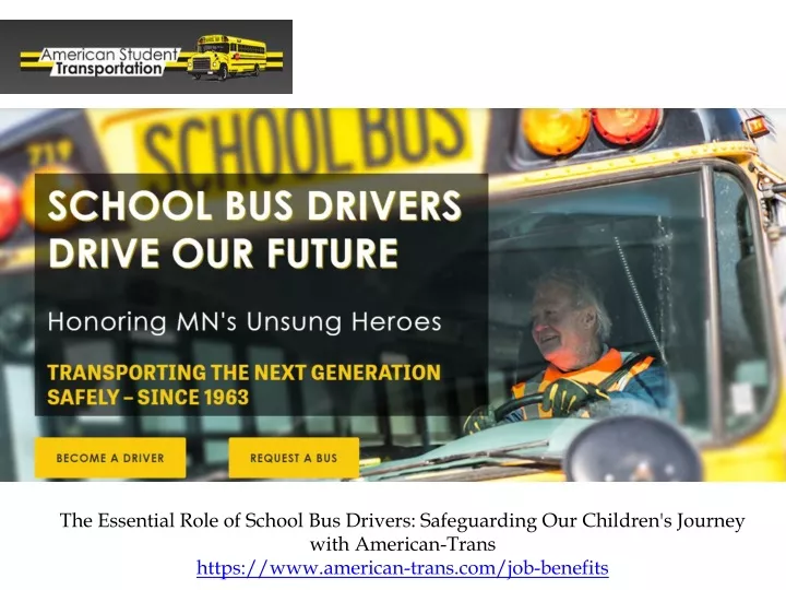 the essential role of school bus drivers