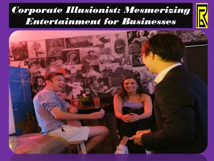 corporate illusionist mesmerizing entertainment