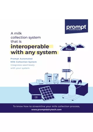 Prompt AMCS - Automatic Milk Collection System