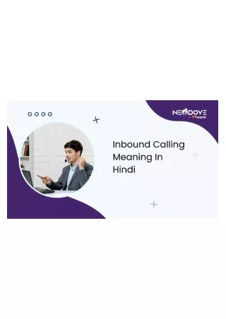Inbound Calling Meaning In Hindi
