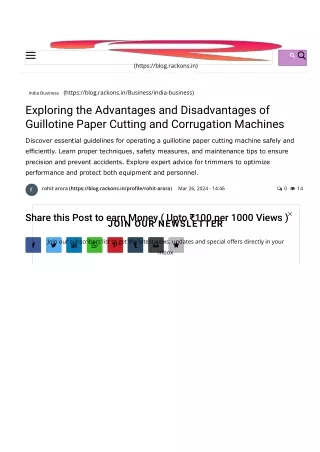 Exploring the Advantages and Disadvantages of Guillotine Paper Cutting and Corr