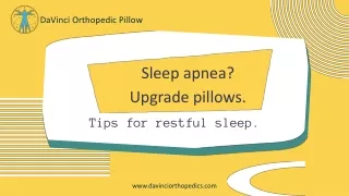 How to Pick the Right Pillows for Sleep Apnea Treatment