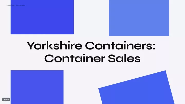 yorkshire containers