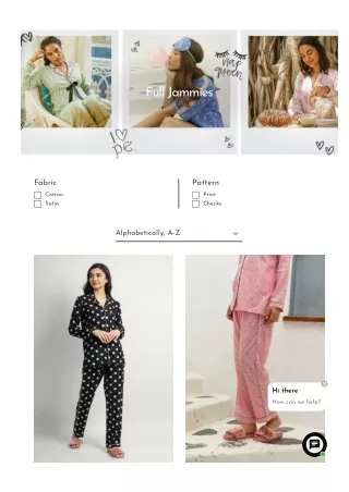 Buy Women Full Jammies, Lounge Pants & Pajamas Sets