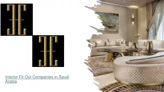 Interior Fit Out Companies in Saudi Arabia