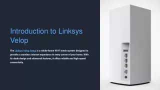 linksys velop setup