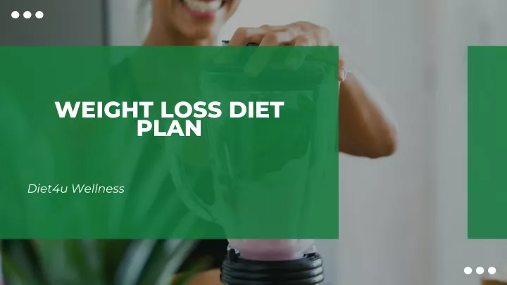 weight loss diet plan