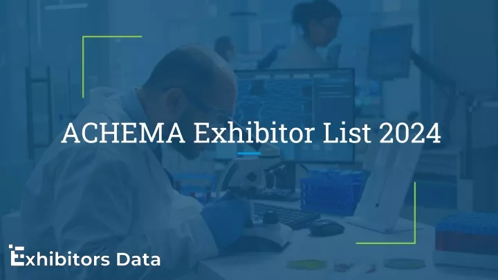 achema exhibitor list 2024