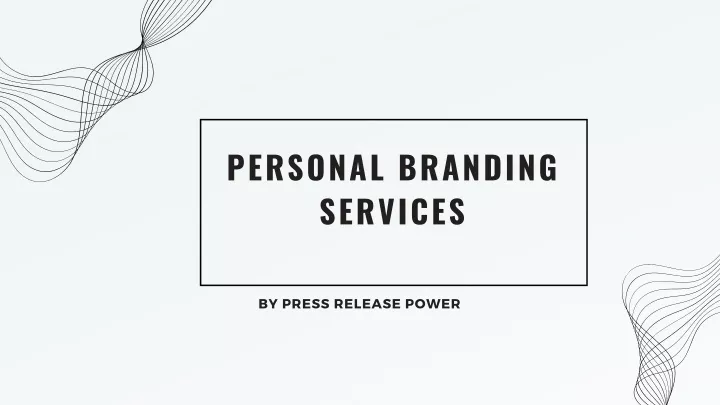 personal branding services