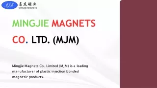 Cutting-Edge Magnet Innovation: Mingjie Magnets' Injection Molded SmFeN