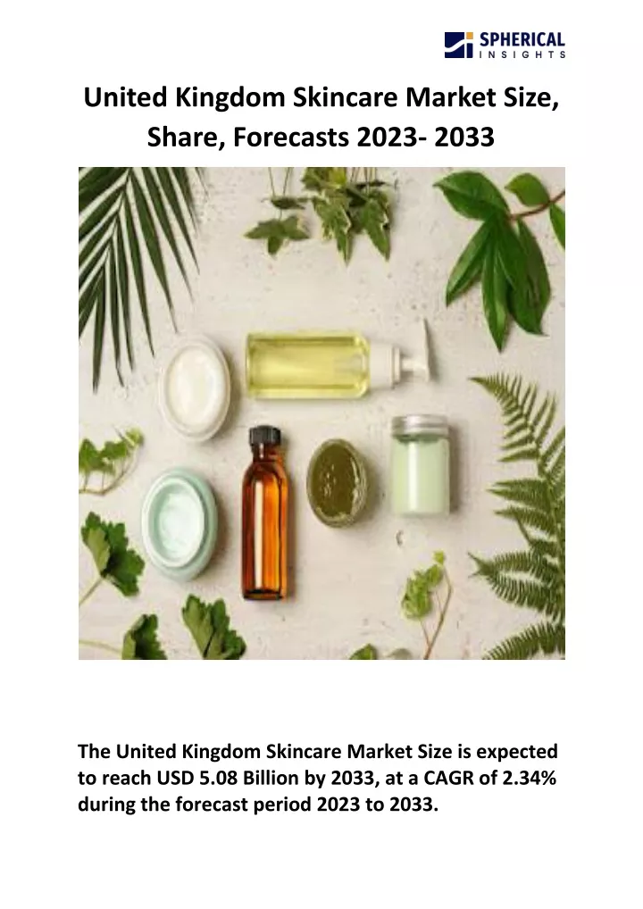 united kingdom skincare market size share