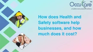 health and safety software help businesses