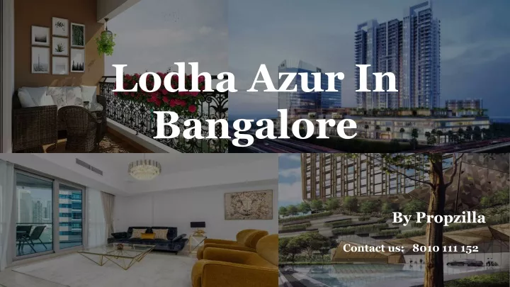 lodha azur in bangalore