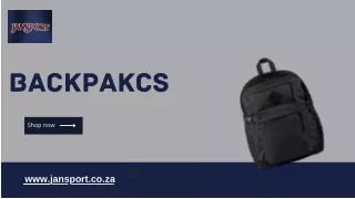 Introducing Jansport South Africa's Backpack Collection