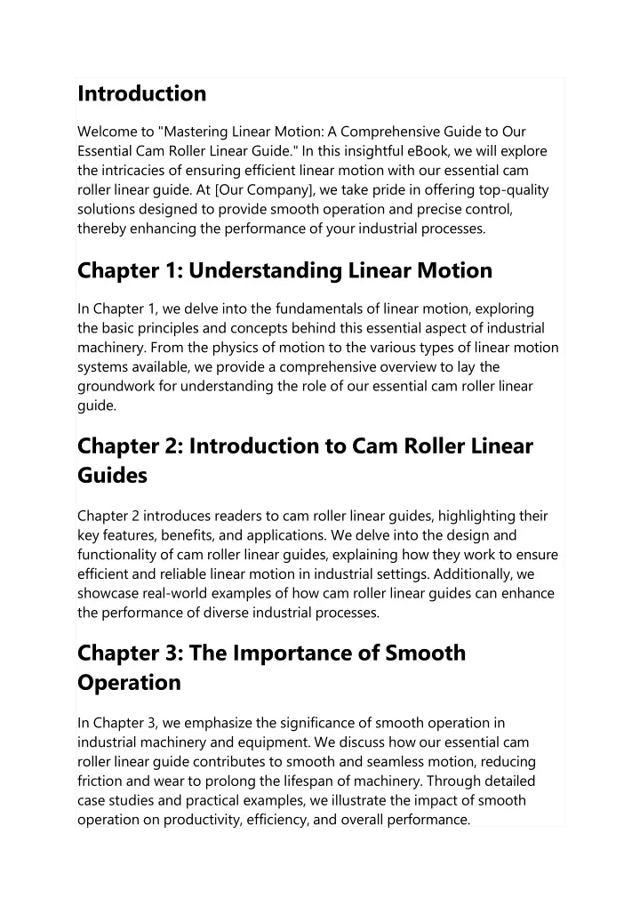 introduction welcome to mastering linear motion