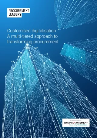 Customised digitalisation: A multi-tiered approach to transforming procurement